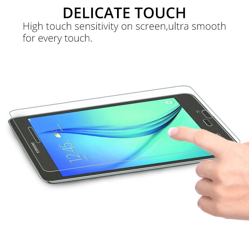 Взрывозащищенное Закаленное Стекло 9H для Samsung Galaxy Tab A T350 T351 T355 8 дюймов прозрачная