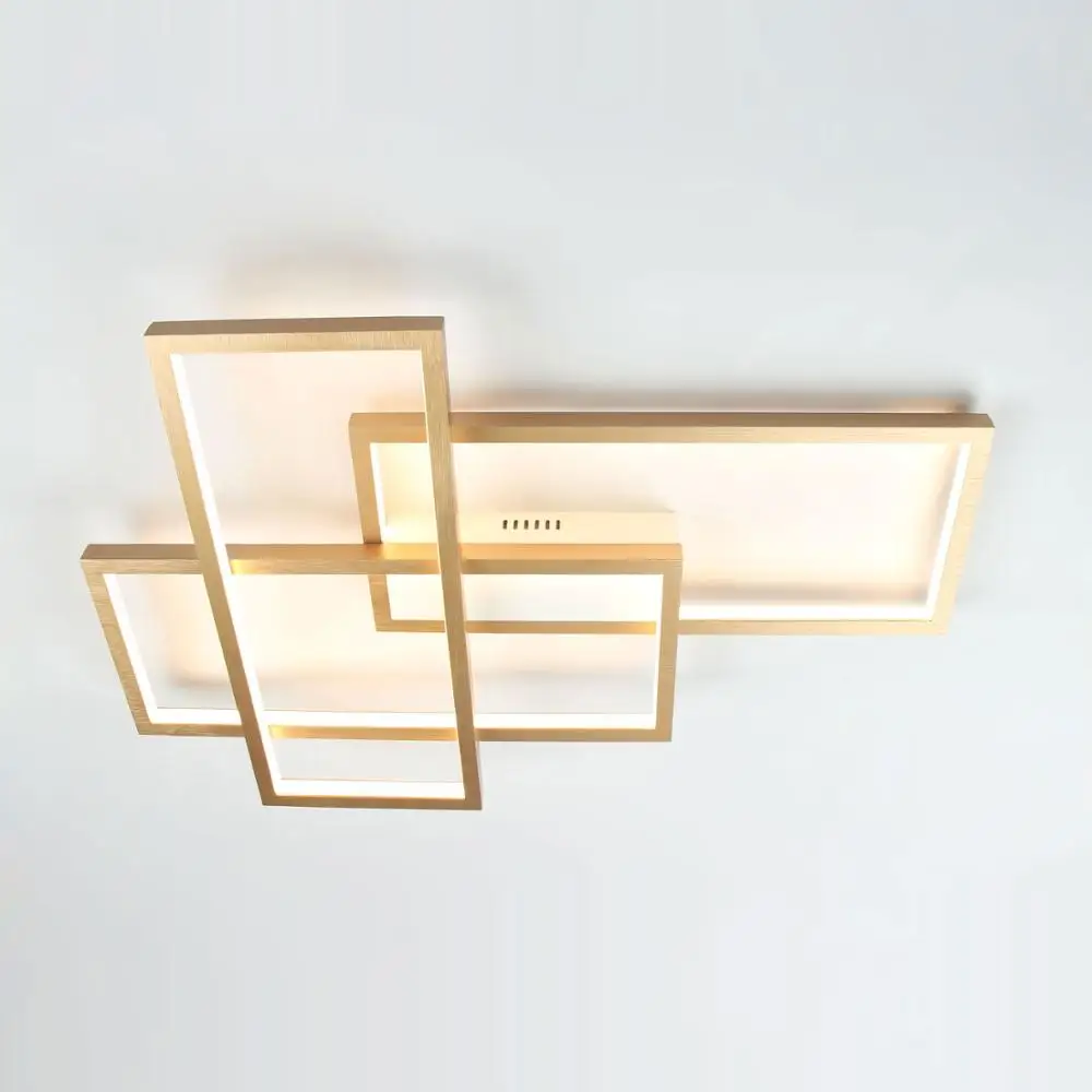 Brush Gold UMEILUCE современный потолочный светильник светодиодный заподлицо приспособление умный светильник ing для гостиной комнаты фойе лестницы настенный декоративный светильник - Цвет корпуса: Brush Gold