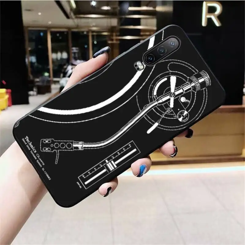 YJZFDYRM поворотные диски DJ роскошный уникальный чехол для телефона Huawei P40 P30 P20 lite Pro