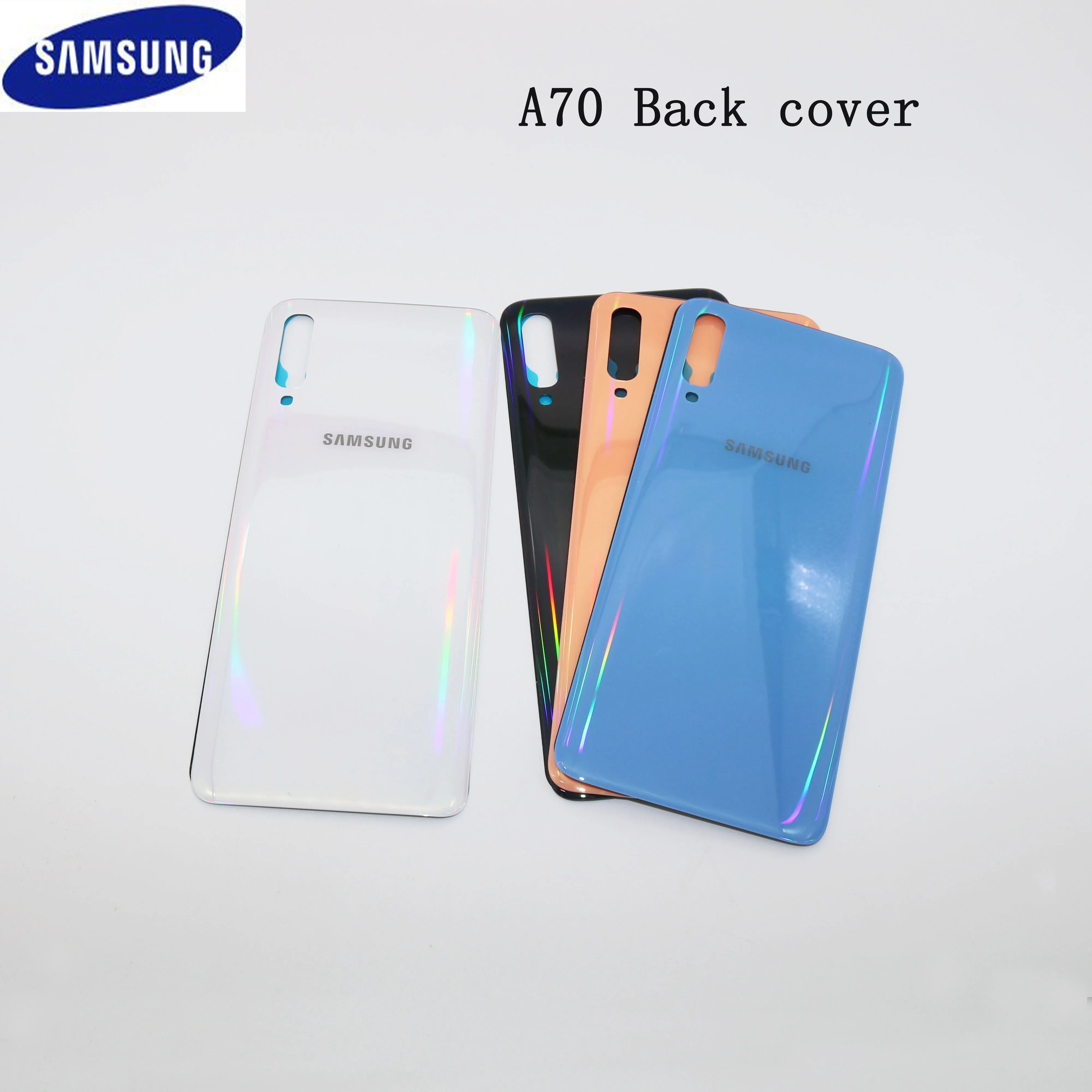 Задняя крышка для Samsung Galaxy A70 2019 чехол аккумулятора сменный корпус задней двери a70