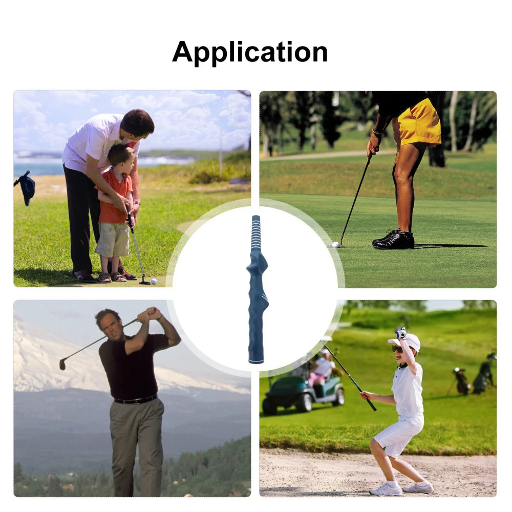 

1pc Rubber Training Grip Swing Trainer Grip Outdoor Club Grip