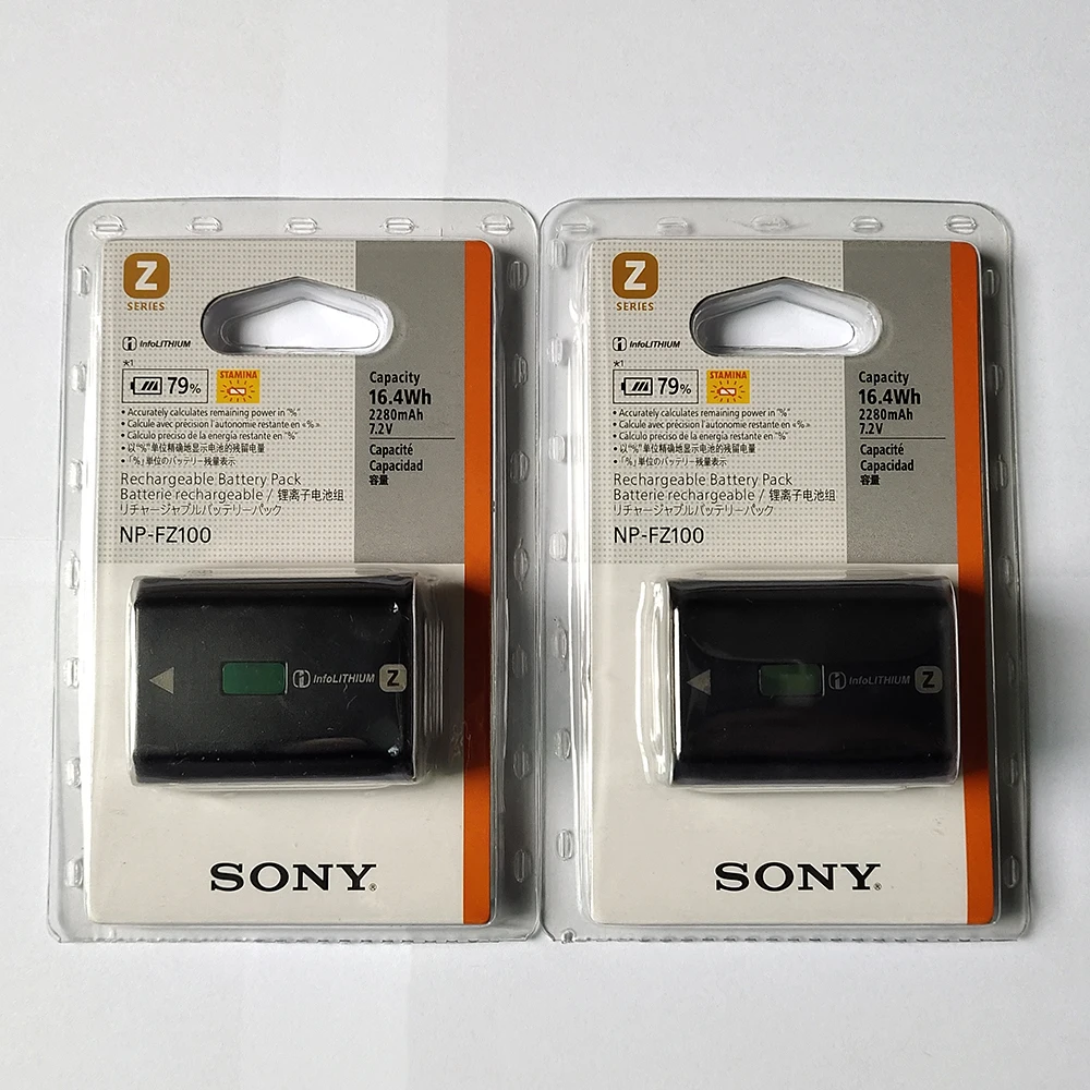 

Original 2280mAh NP-FZ100 NPFZ100 Camera Battery for Sony ILCE-9 Alpha A9 A7RM3 A7RIII A7M3 A7R4 camera