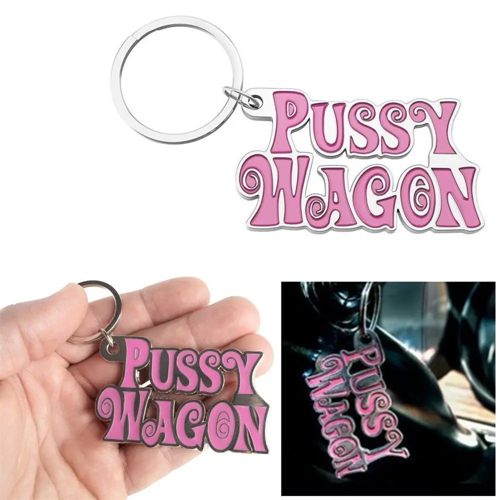 Брелок для ключей игрушка Pussy Wagon из сплава с надписью Убить Билла женщин и мужчин