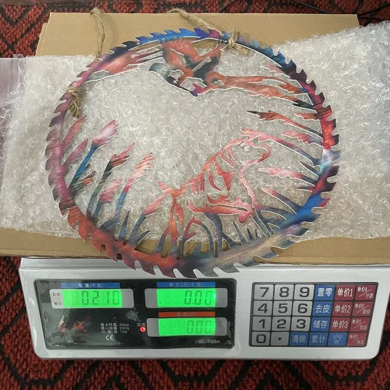 

metal Elk saw blade decoration art decoration home crafts decoration Wall Decor birthday gift for Dropshipping Decoration Crafts