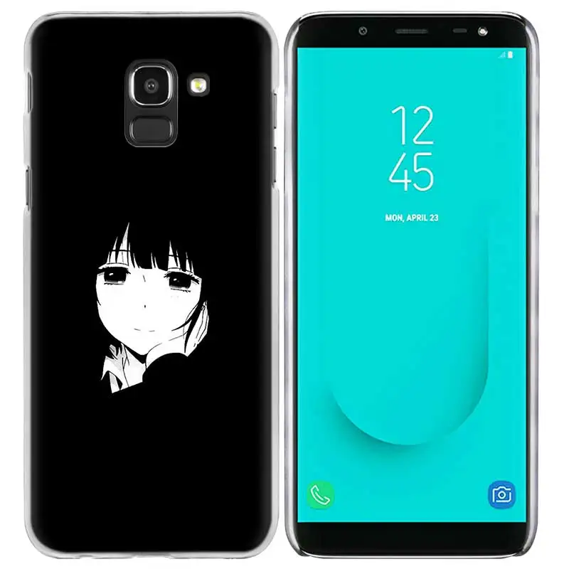 01 Грустно аниме девочка заблокированном экране чехол для samsung Galaxy A50 A80 A70 A60 A40 A30 A20 A20e A10 A9 A7 A6 плюс Note 8 9 10 Pro - Цвет: 01