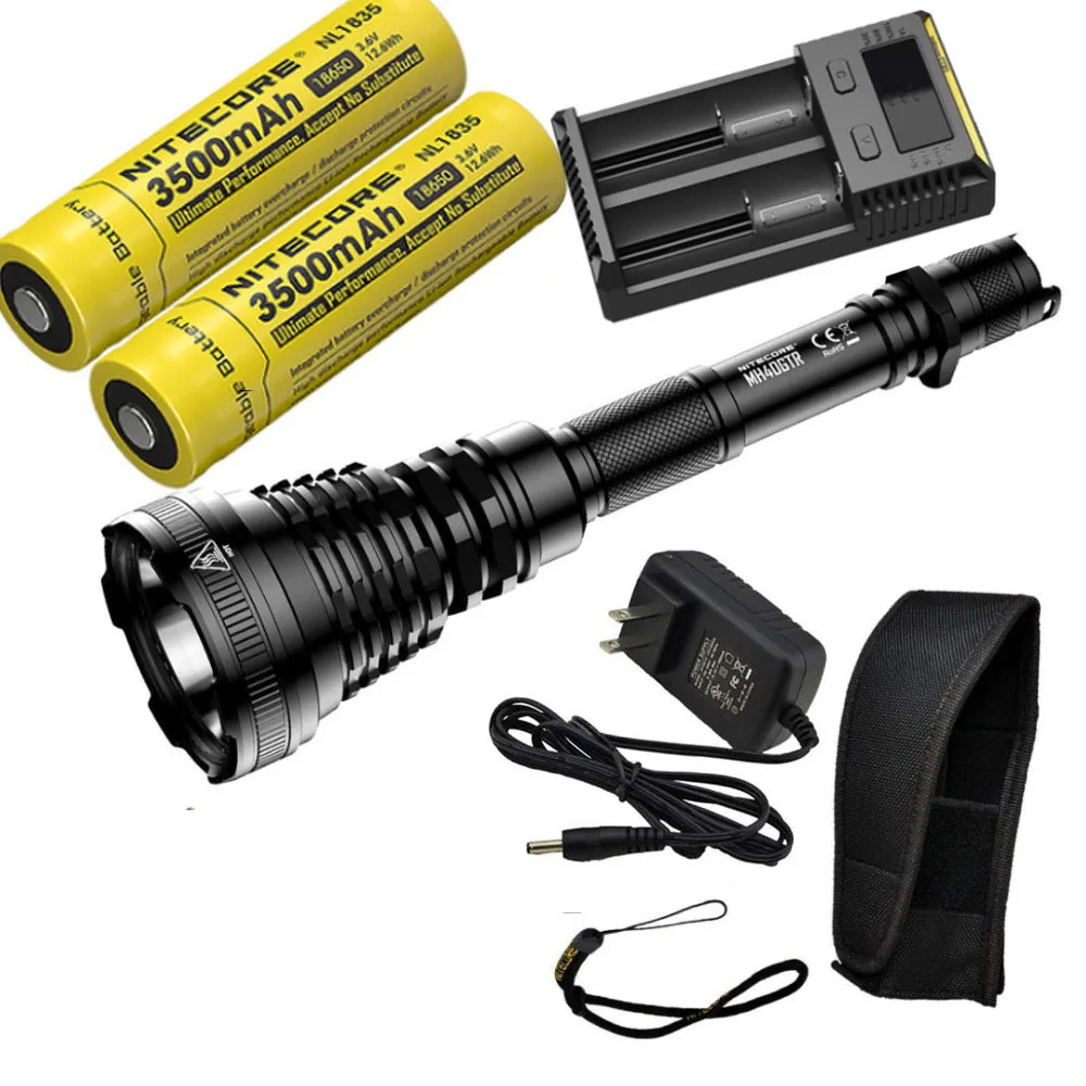 Охотничий фонарик NITECORE MH40GTR CREE XP L HI V3 светодиодный макс. 1200 люмен длинный заброс