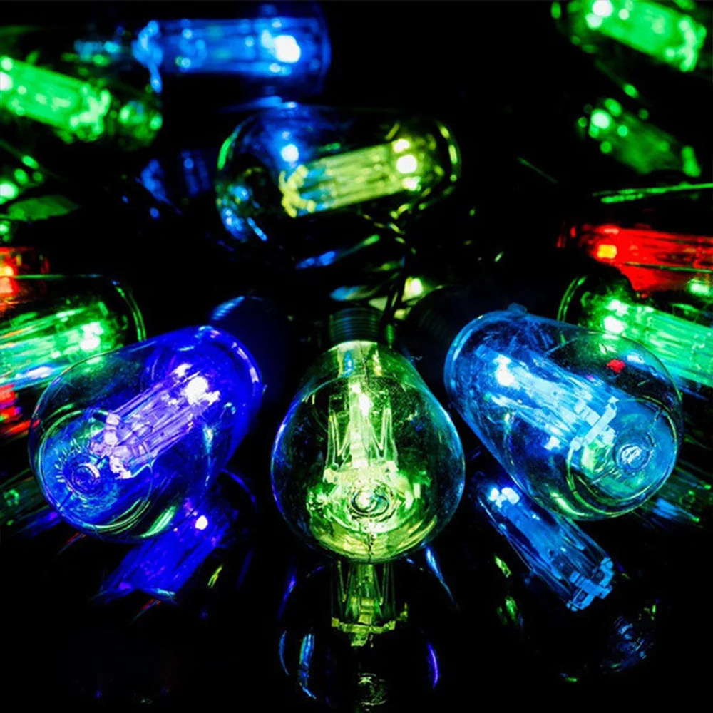 Светодиодная гирлянсветильник на солнечной батарее садовый декор 30 светодиодов