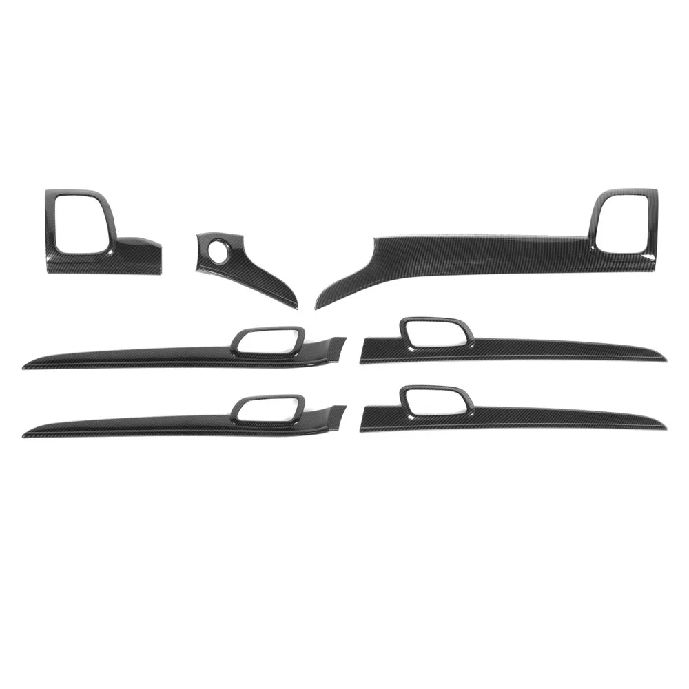 

7 шт./компл. приборная панель для автомобиля внутренняя дверная ручка панель украшение полоски отделка Стайлинг для Jeep Grand Cherokee 2011 + Автомоби...