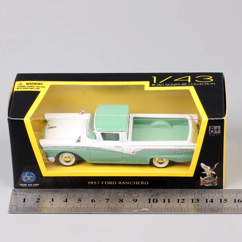 1/43 масштаб маленький винтажный 1957 FORD RANCHERO Meteor Falcon Diecasts& Toy Vehicles пикап модель грузового автомобиля хобби подарок для детей
