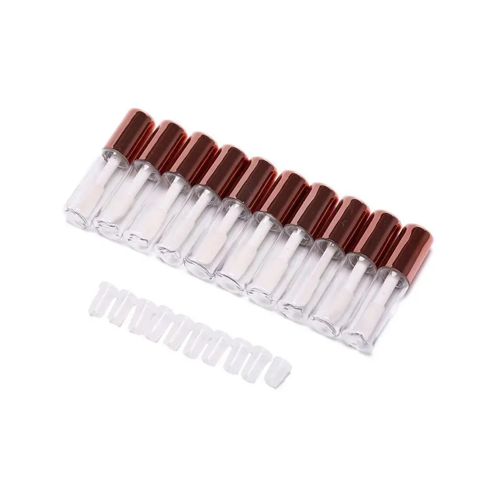 Пустой тюбик для блеска губ 1 2 мл пластиковый элегантный контейнер жидкой помады