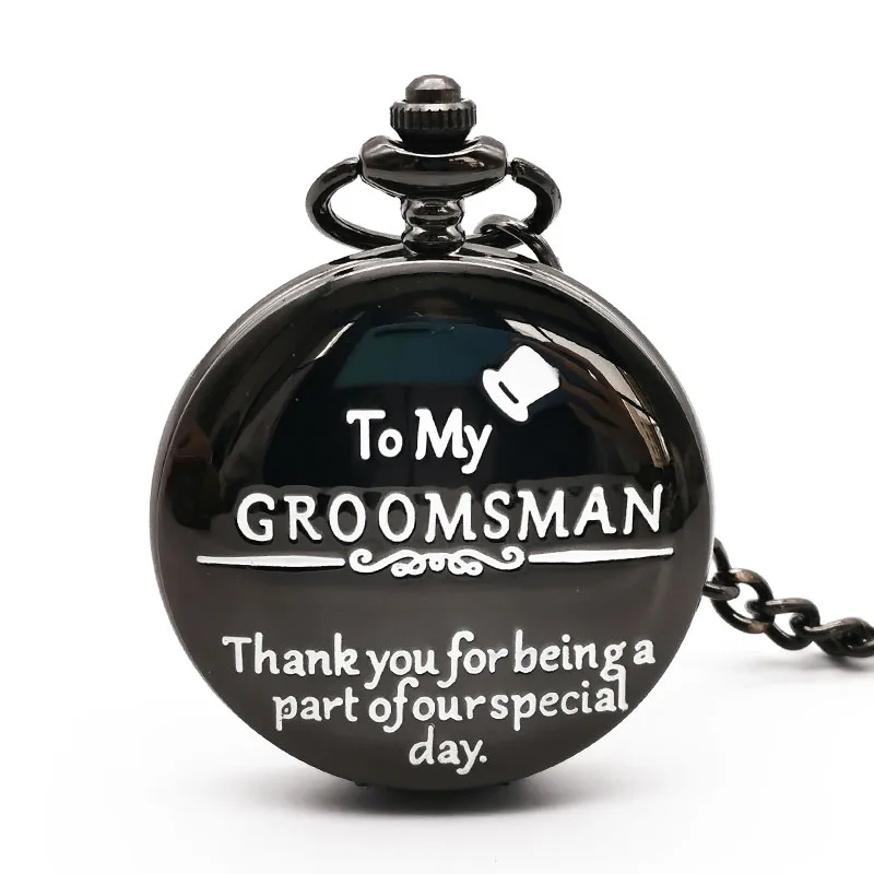 

Винтажные гравировальные кварцевые карманные часы для мужчин с брелоком, лучший подарок для друга, Свадебный кулон, ожерелье, мужские часы