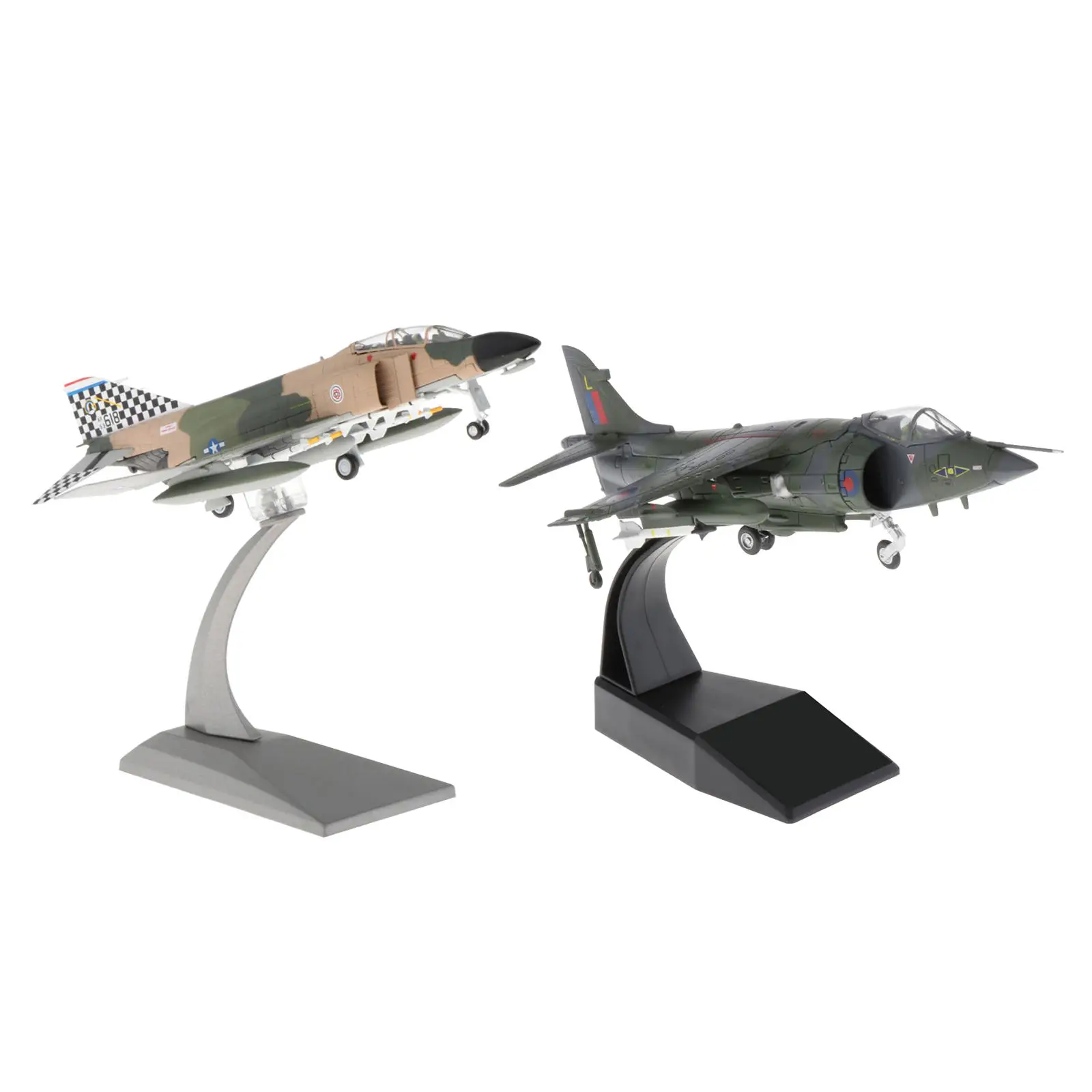 Комплект из 2 предметов 1:100 Масштаб F-4 истребитель & 1/72 Jet модель офисный Декор |