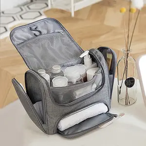 Водонепроницаемая Мужская подвесная косметичка, дорожный органайзер, косметичка для женщин и мужчин, несессер, чехол для косметики, сухая и влажная косметичка