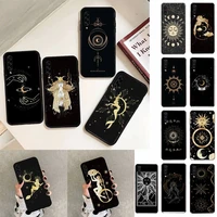 toplbpcs witches moon tarot mystery totem phone case for samsung galaxy a30 a20 s20 a50s a30s a71 a10s a6 plus fundas coque