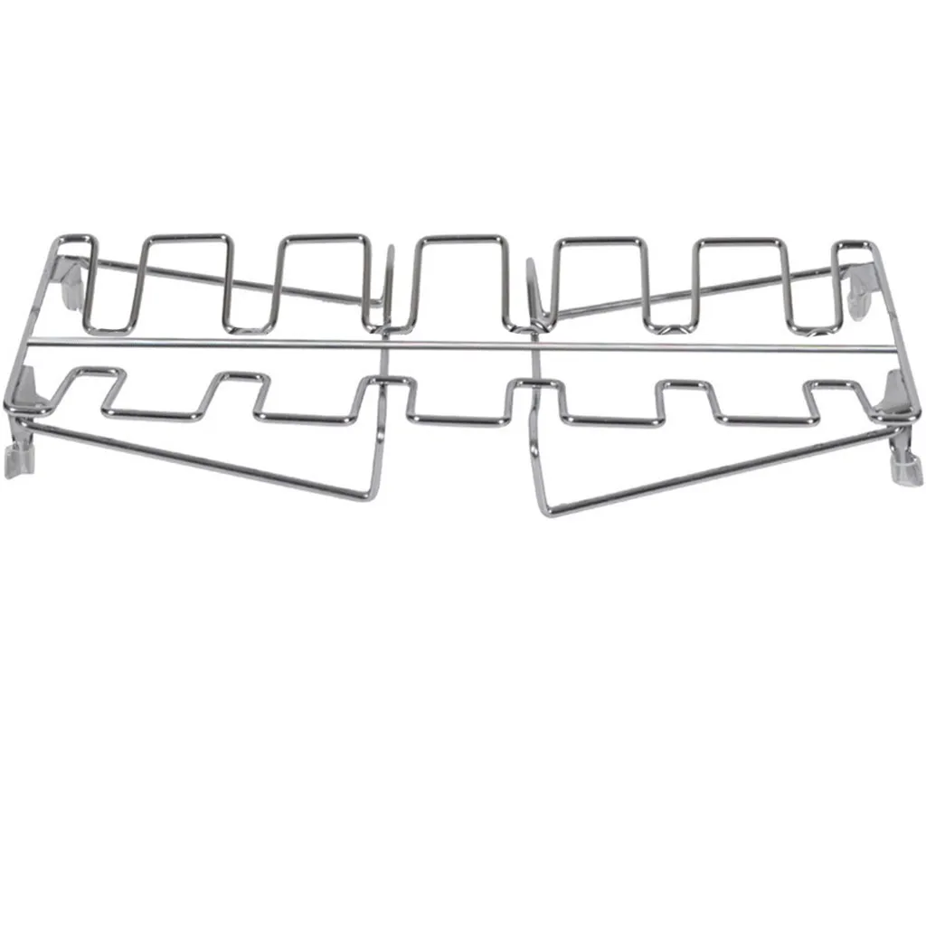 

BBQ Beef Chicken Leg Wing Grill Rack 12 Holes Stainless Steel Barbecue Drumsticks Holder Smoker Oven Roaster Stand with Drip Pan
