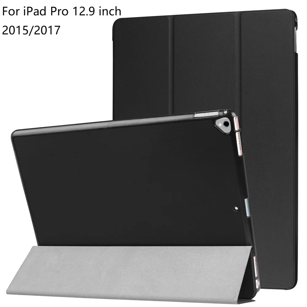 Складной чехол подставка для Apple iPad Pro 12 9 жесткая задняя крышка A1584 A1652|Чехлы