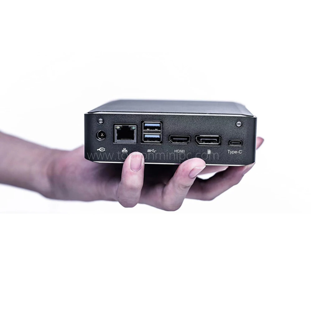 Мощный игровой мини ПК Windows 10 Pro Intel i7 10510U 2 * DDR4 M.2 Nuc ультра компактный Type C 4K 60 Гц HDMI2.0