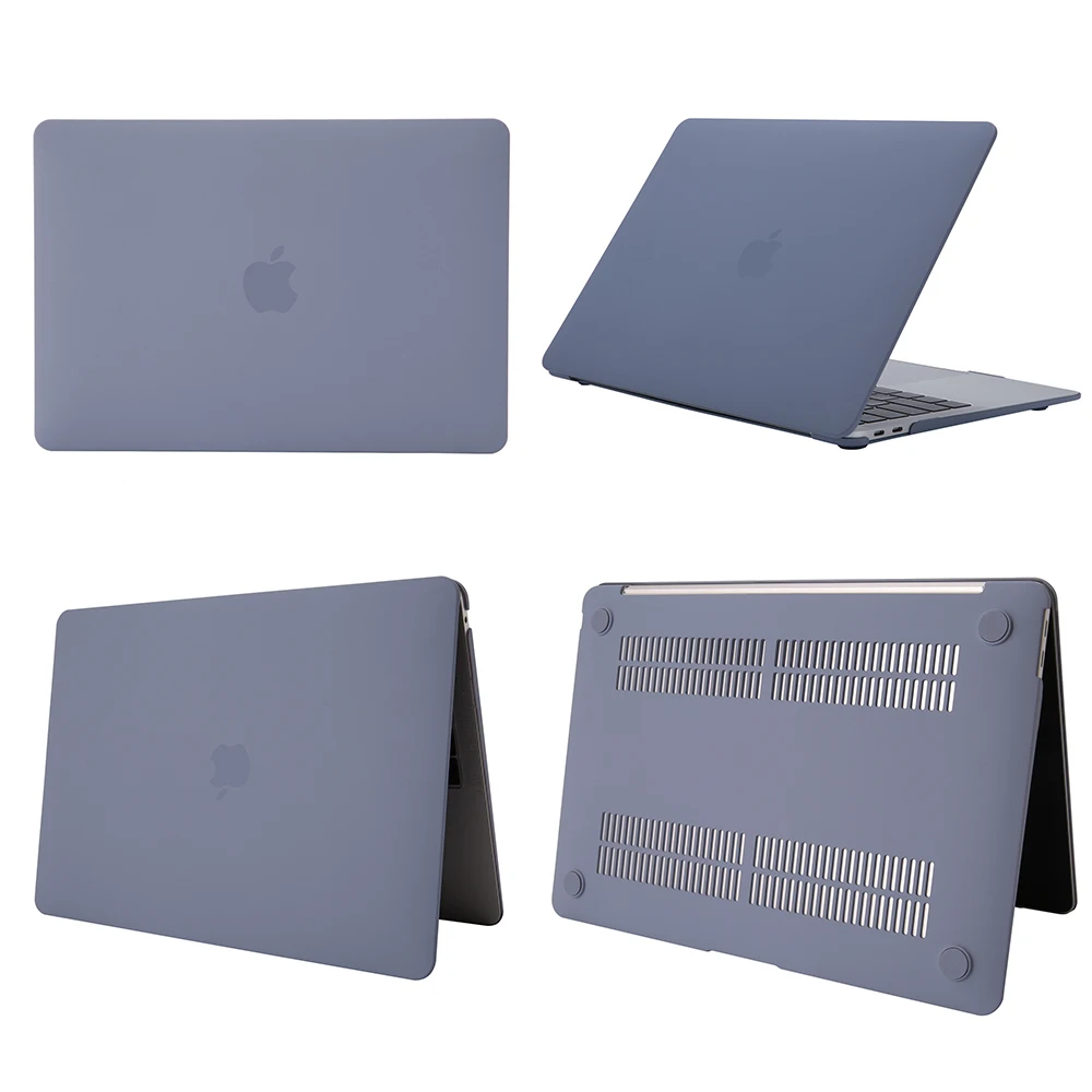 Lavender Gray Чехол для ноутбука серии Cream для Apple MacBook Air Pro retina 11 12 13 15 для mac book New Pro 13,3 15 дюймов с сенсорным экраном A2159 - Цвет: Lavender Gray
