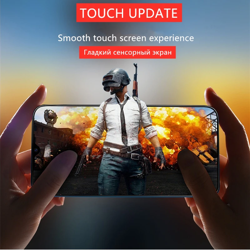 Para Vivo U20 de vidrio Vivo U20 Protector de pantalla completa cobertura todo pegamento de seguridad de protecci&oacute;n de vidrio para Vivo U20 U 20 de vidrio templado-2