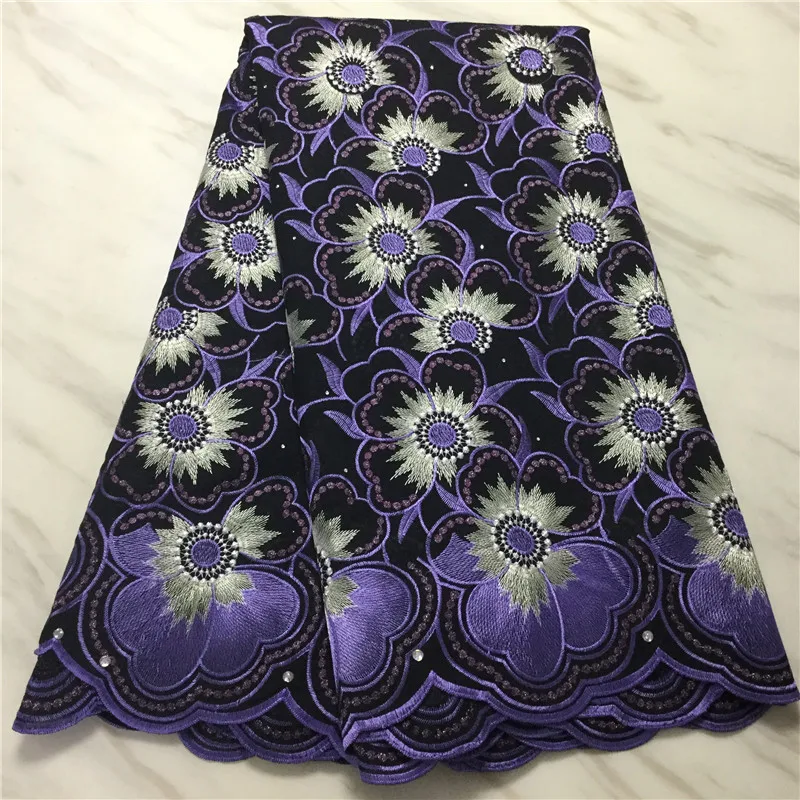 5 ярдов 2020 последняя швейцарская хлопковая ткань вышитая бисером | Дом и сад