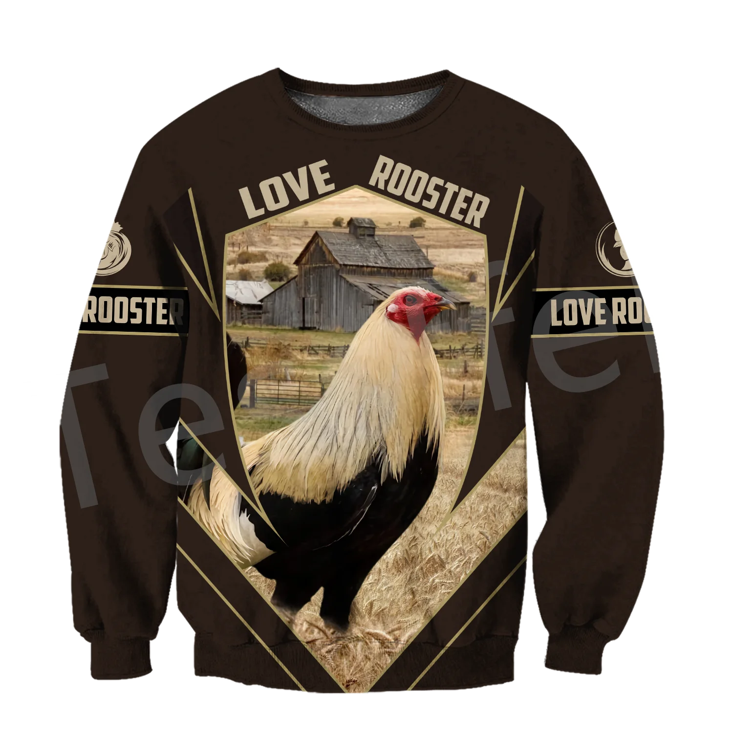 

Tessffel Animal Chicken Rooster Funny Crewneck Tracksuit Pullover Long Sleeve 3DPrint NewFashion Harajuku Casual Zip Hoodies B-4