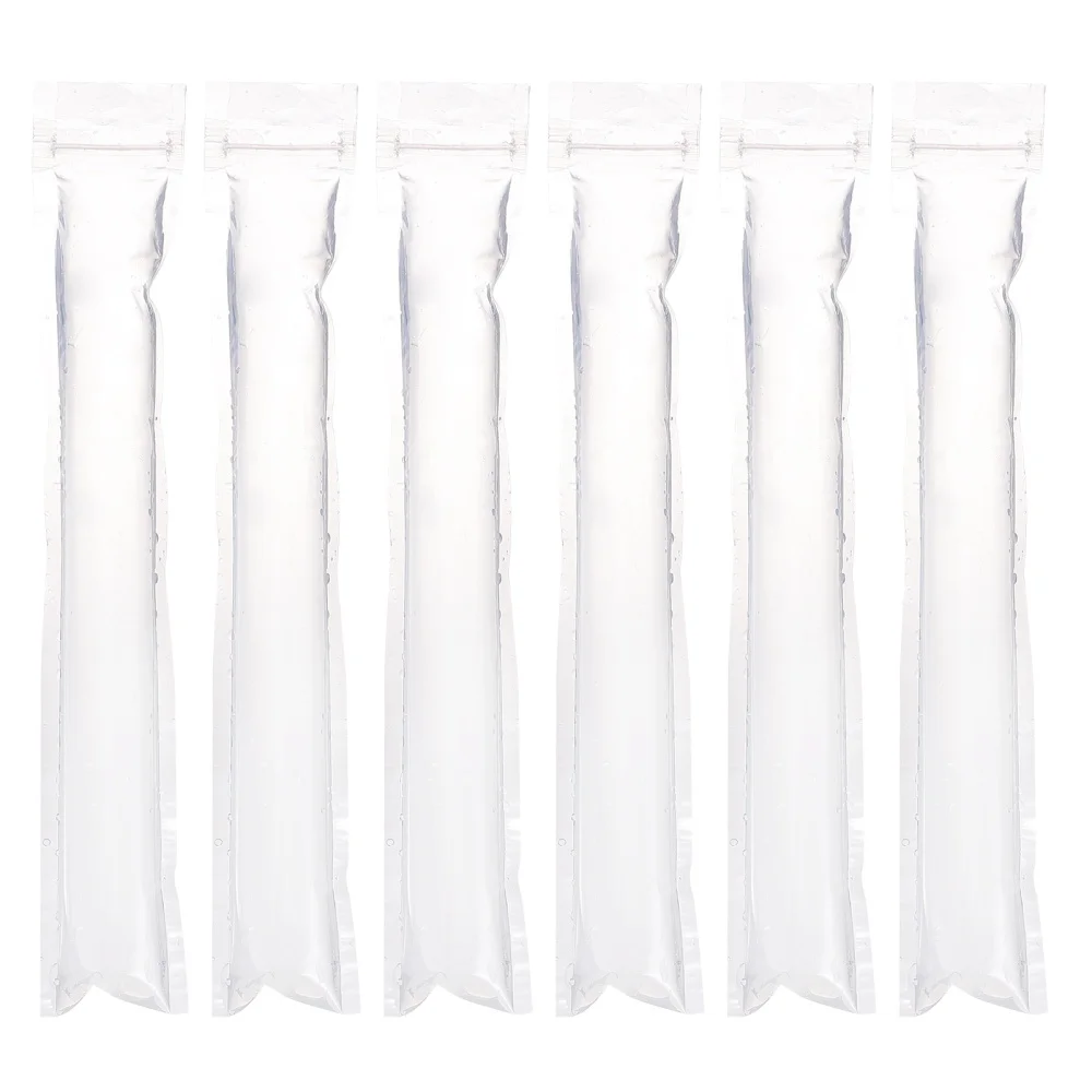 

60pcs Transparent Ice Cream Bags Disposable Ice Mold Bags Crushed Ice Bags