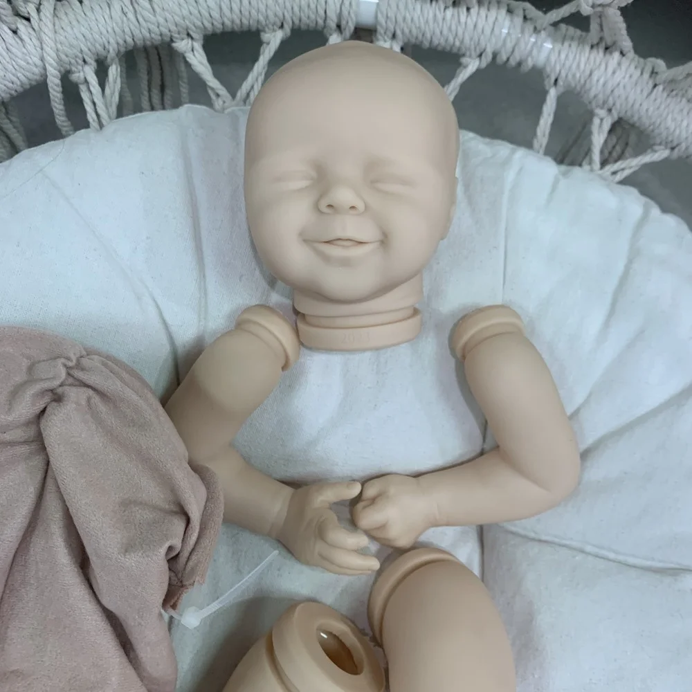 18 дюймов Кукла реборн комплект Агнесс улыбка Ангел Малыш DIY кукла с COA мягкий на