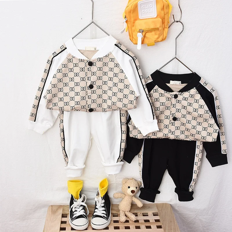 Спортивный костюм для мальчиков и девочек повседневный жакет на молнии