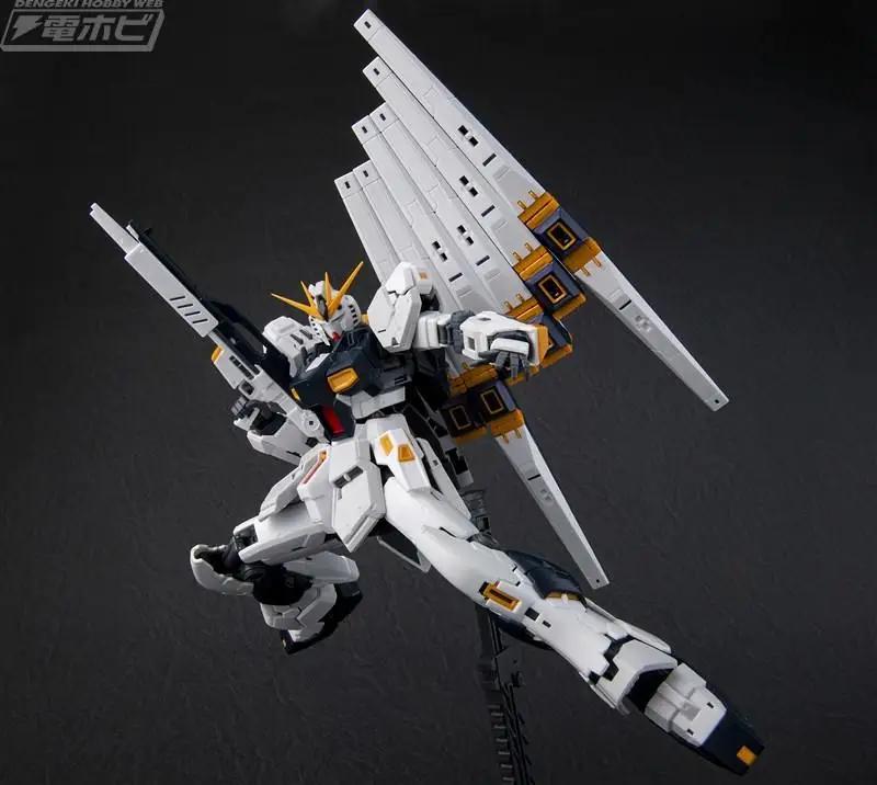 Bandai Gundam RG 1/144 RX-93 NU V собрать модель Наборы фигурки Детские игрушки