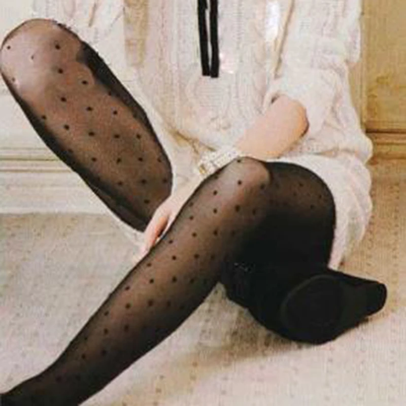 Bigsweety 1PC Sexy Women Pantyhose Summer Nylon Heart Print Tights Stockings Step Foot Seamless Fishnet Mesh | Женская одежда