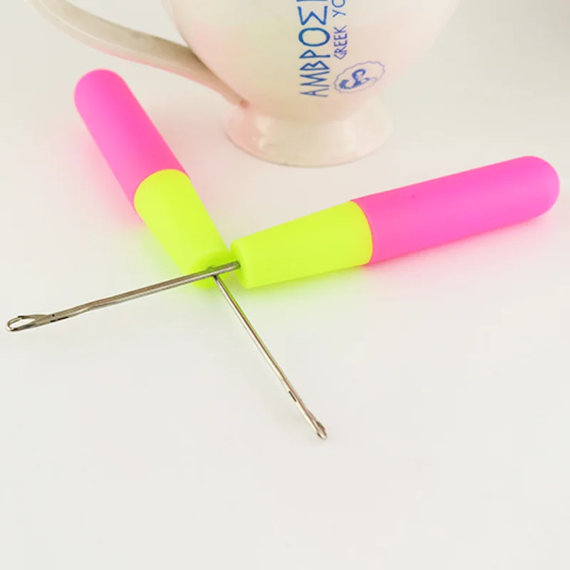 Инструменты для изготовления париков с портативной ручкой пластиковая игла