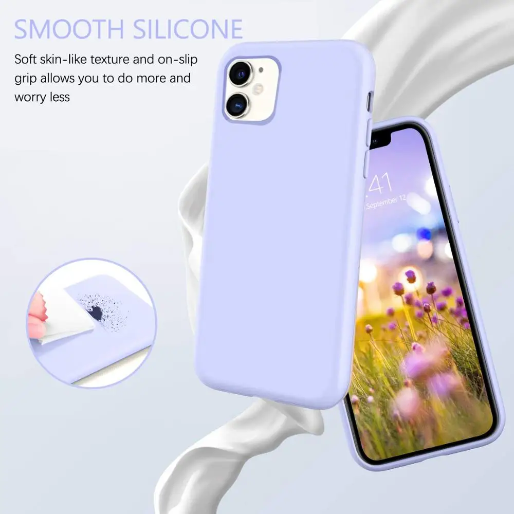 Чехол из жидкого силикона для Apple iPhone 11 Pro Max X XS XR 8 Plus 7 6 6S чехол телефона