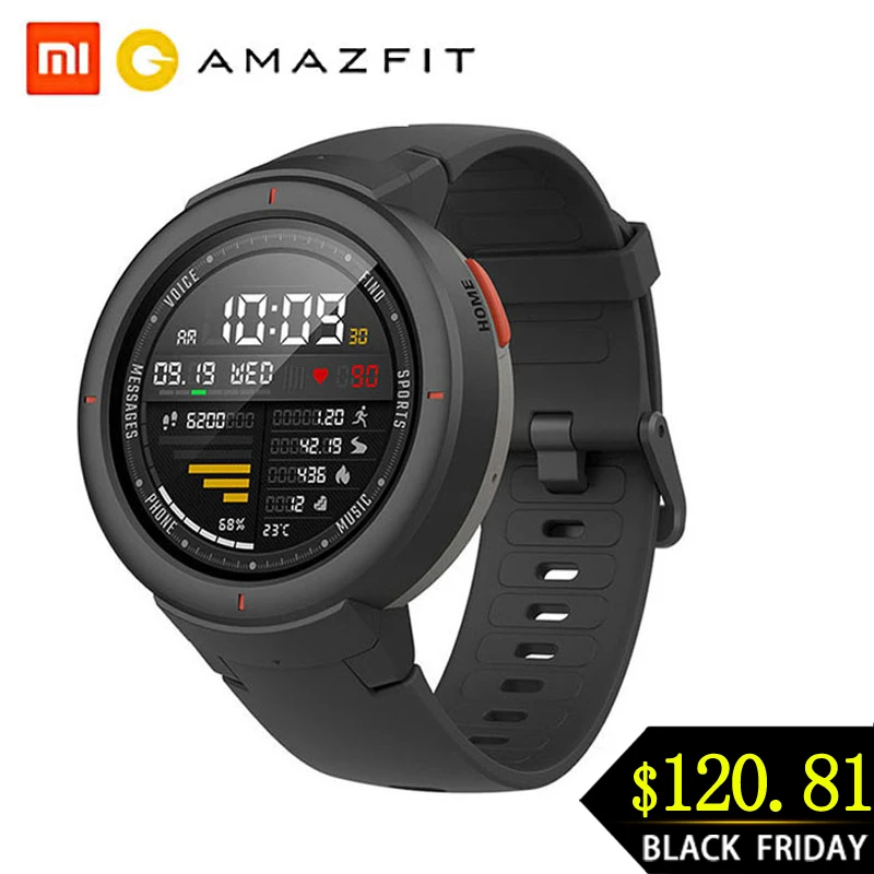 Amazfit Verge Смарт-часы мужские спортивные часы Lifte водонепроницаемый трекер сна фитнес-трекер ответ на вызов Push Message часы
