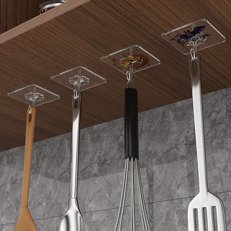 

10pcs Hooks Strong Invisible Halloween Suction Cup Sucker Wall Hanger Kitchen Bathroom Adhesive Hook Cartoon Adhesive Hook HOT