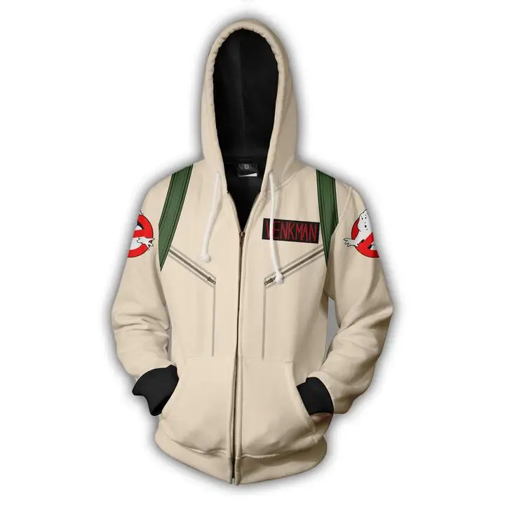 Ghostbusters NYC Mayor Cosplay Costume Hoodies Jackets Men women 3D Printing zipper Hooded Sweatshirts | Тематическая одежда и