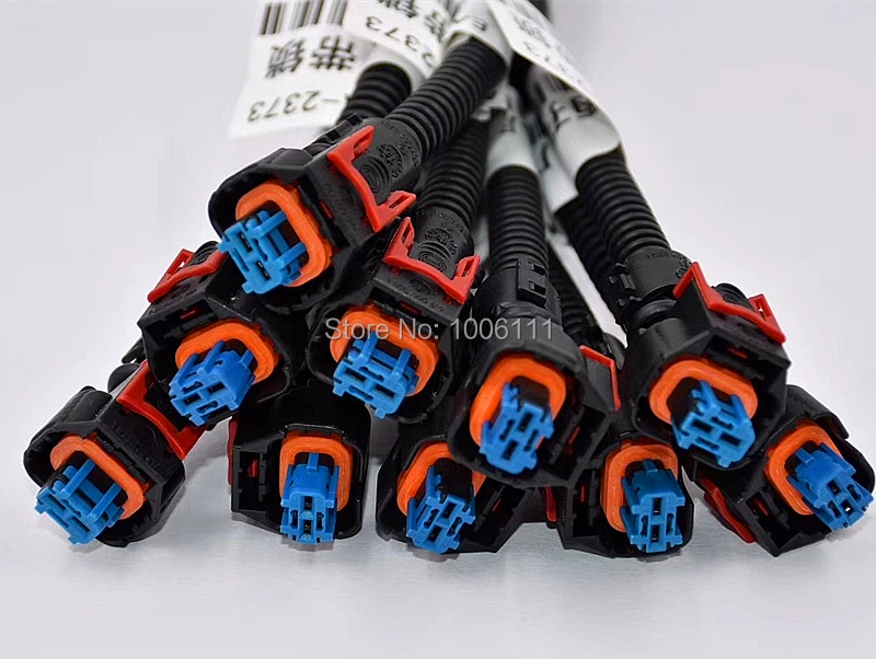 FOR BOSCH Inlet Air Sensor Diesel Common Rail Injector Repair Wire Plugs 2 Holes 4 | Автомобили и мотоциклы