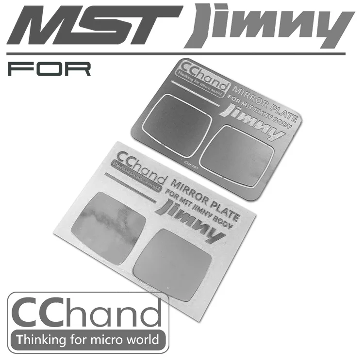 Металлическая отражающая наклейка CChand на зеркало заднего вида для MST CFX JIMNY 1/10 rc car