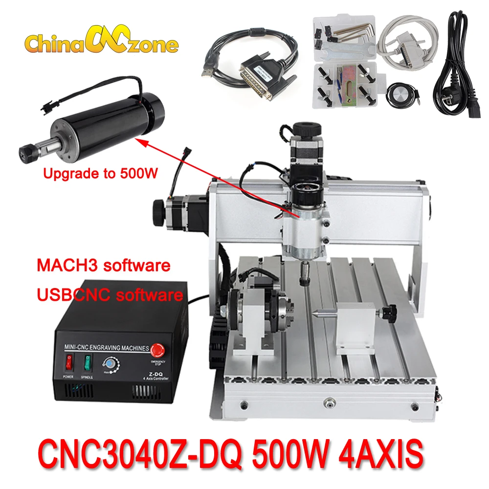 Мини DIY CNC 3040 Маршрутизатор гравер шариковый винт фрезерный гравировальный