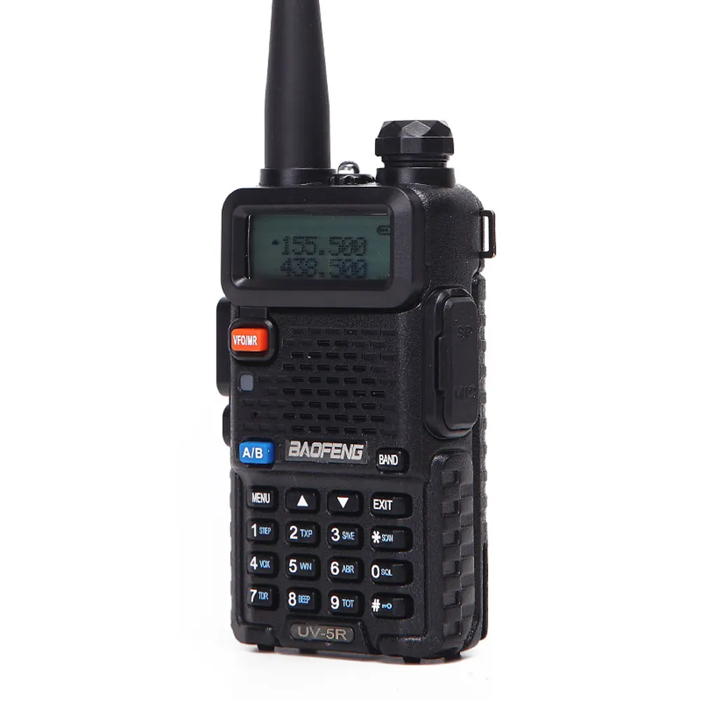 BaoFeng BF-UV 5R(UV-5R 3rd Gen) 5-Watt Dual Frequency Two-Way Radio(136-174Mhz VHF& 400-520Mhz UHF) Includes full kit