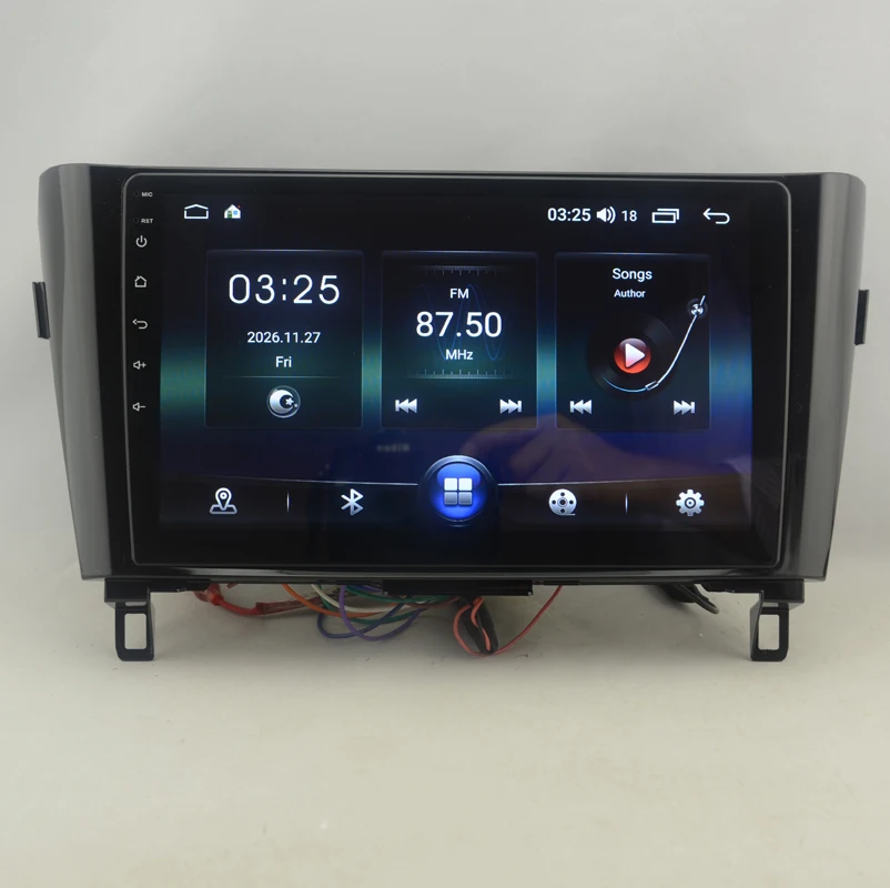 10 1 "четырехъядерный 1024*600 HD экран Android 8 Автомобильный gps Радио навигатор для nissan