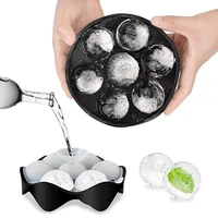 7 hole ice ball maker cocktail whiskey ice ball maker diy silica tray mold home bar party cool wine ice cream kitchen bar tools