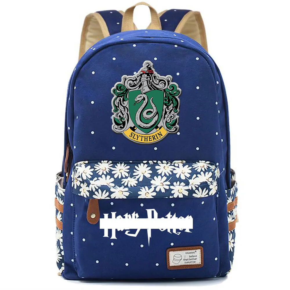 F0301 Горячая Волшебная школа Ravenclaw Орел детская школьная сумка для девочек Женская сумка рюкзак для подростков холщовый женский рюкзак - Цвет: F03-02