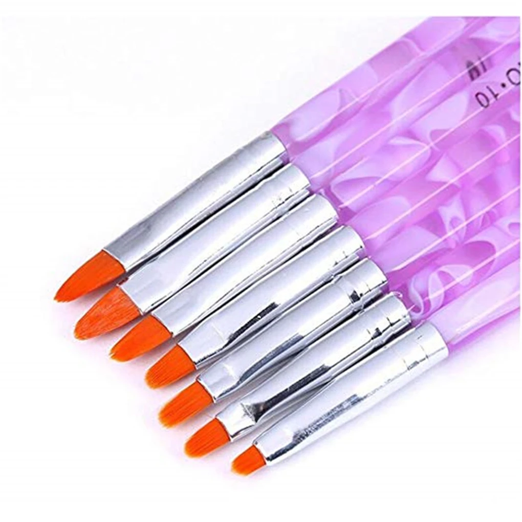

BGVfive Manicure Tools Kit Nail Art Brush Pens Nail Brushes UV Gel Nail Polish Painting Drawing Brushes Set 7pcs/set