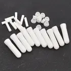 Пустые белые пластиковые пустые палочки для ароматерапии в носу с фитилями, 50 шт.компл.