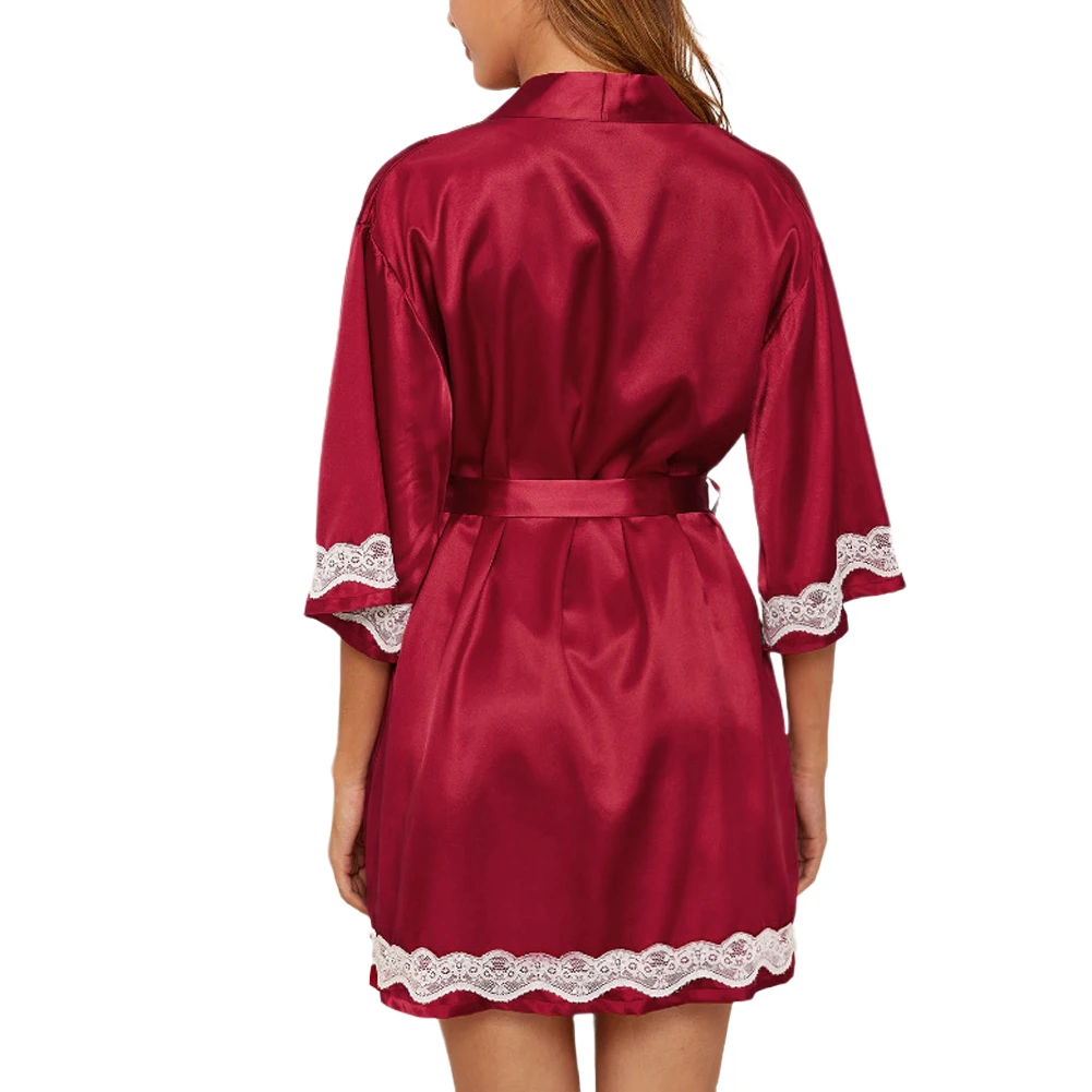 Новейшее поступление мягкий халат пижамный комплект женское сексуальное белье