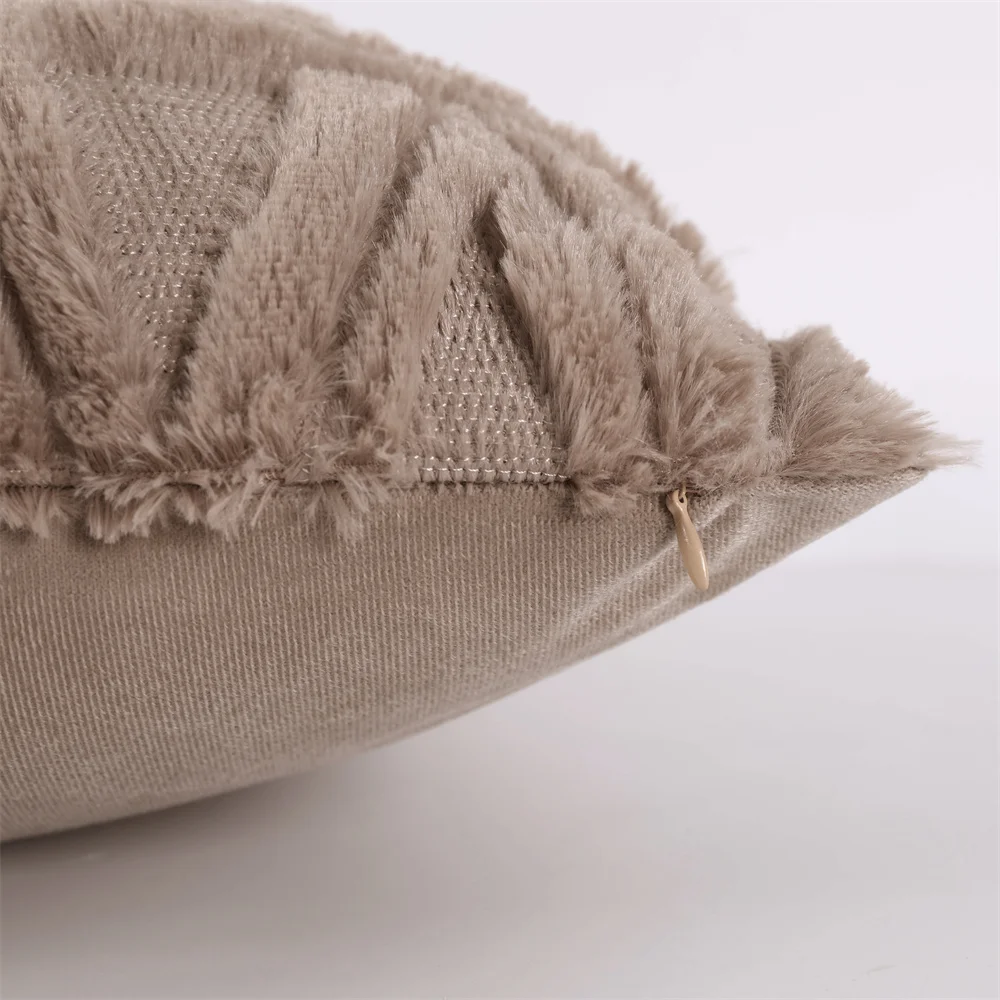 Мягкие Плюшевые Декоративные наволочки для диванных подушек из искусственной