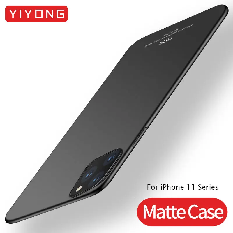Чехол YIYONG для iPhone 11 Ультратонкий матовый чехол Apple Pro Max тонкий |