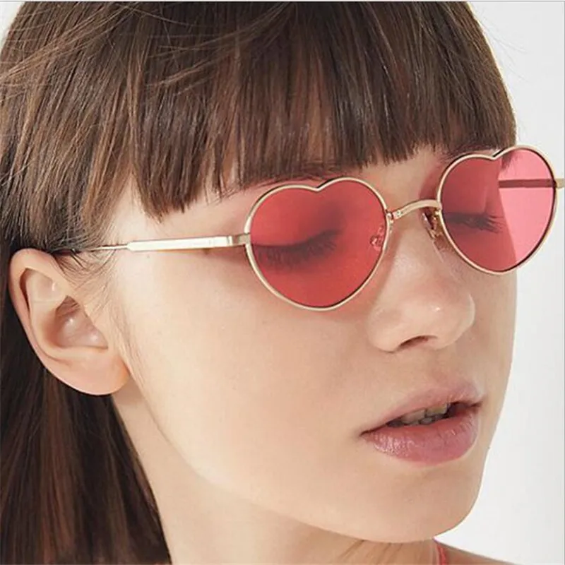 Женские винтажные солнцезащитные очки в форме сердца | Аксессуары для одежды