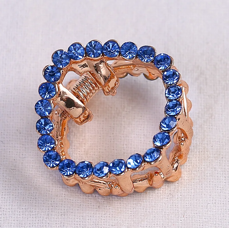 Модные стразы Шпилька для женщин металлические геометрические выдалбливают