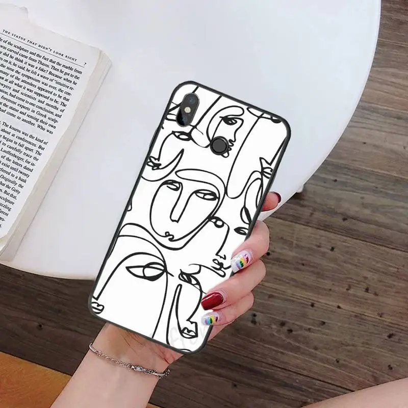 

Funny Face Abstract Cartoon Phone Case For Xiaomi Redmi note 7 8 9 t k30 max3 9 s 10 pro lite